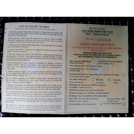 Ollin 2021 7.1 tấn